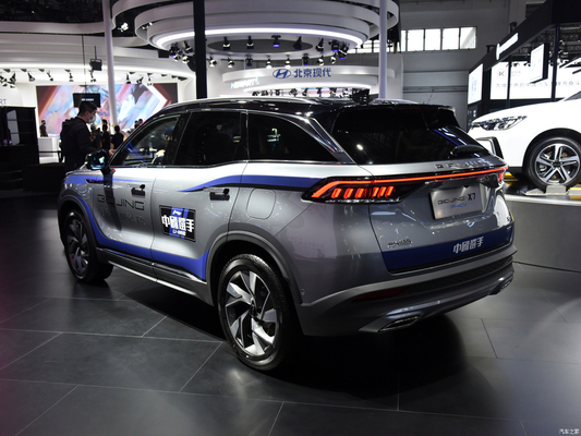 124KW Potencia total del motor Baic Beijing X7 PHEV Enchufe en SUV híbrido Coche con conducción izquierda