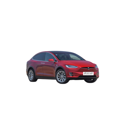 575 km de alcance de crucero eléctrico puro Tesla Modelo X de alta velocidad coche eléctrico en blanco