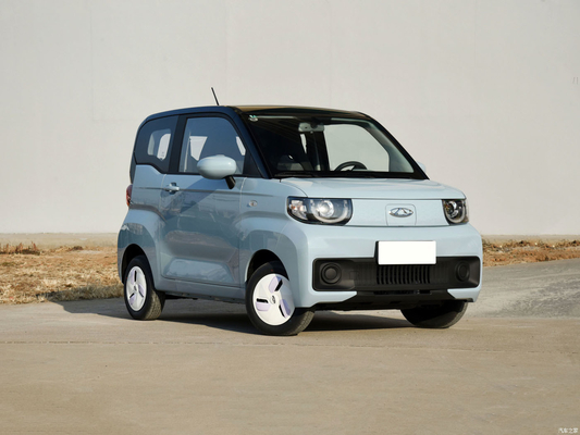 Chery QQ Ice Cream EV Mini Car eléctrico de 3 puertas 4 asientos Velocidad máxima de 100 KM/h para adultos