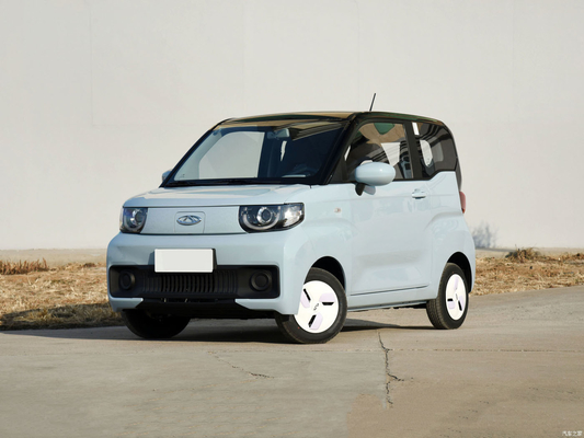 Chery QQ Ice Cream EV Mini Car eléctrico de 3 puertas 4 asientos Velocidad máxima de 100 KM/h para adultos