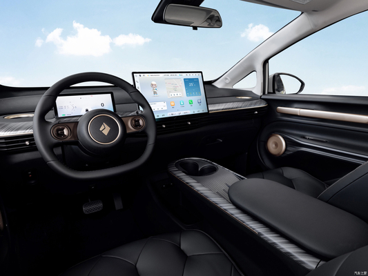 Conducción izquierda Mini Ev Hatchback Wuling Baojun Nube Yunduo Pure Car eléctrico de cuatro puertas de cinco plazas