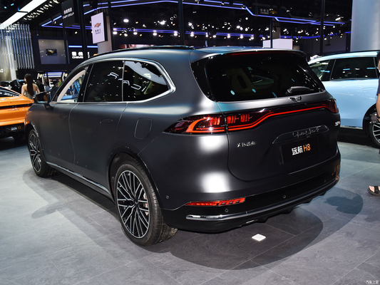 Velocidad máxima 210KM/h Rango de crucero eléctrico puro 950km SUV de 5 puertas y 6 asientos Yuanhang H8 2023