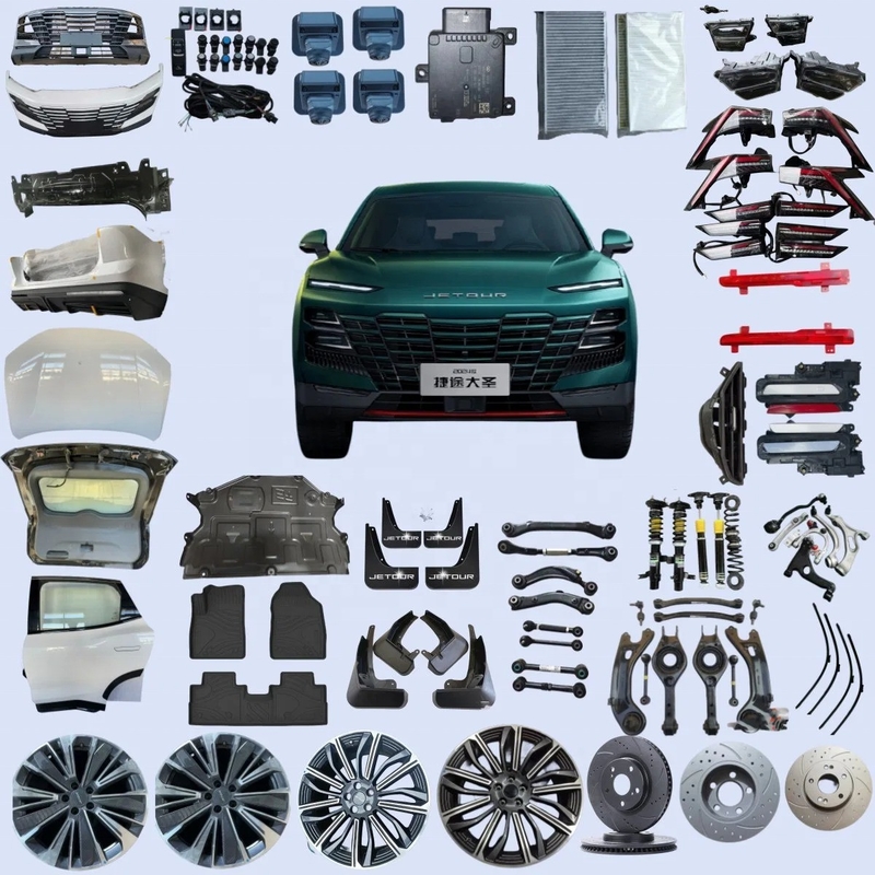 2022- Jetour Dashing Accesorios para automóviles Kit de carrocería Espejo de la llanta Parachoques de la llave de la puerta de repuesto