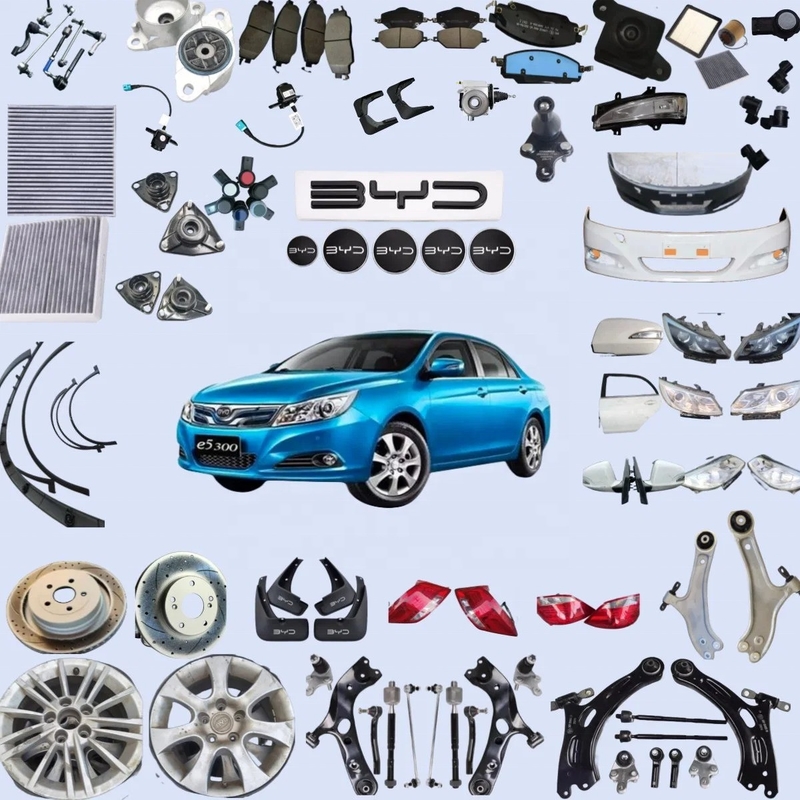 Byd E5 piezas de repuesto de automóviles originales caja de cambios batería espejo de luz llave amortiguador puerta