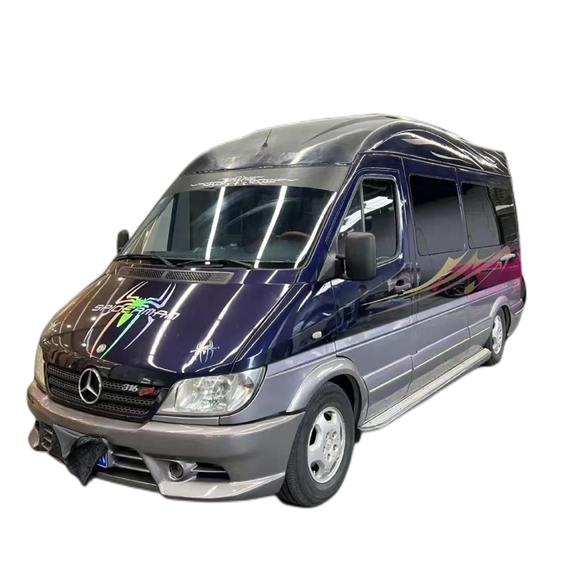 2009-2012 Coches usados de lujo Sprinter Benz Van con transmisión AMT y 5 puertas 7 asientos