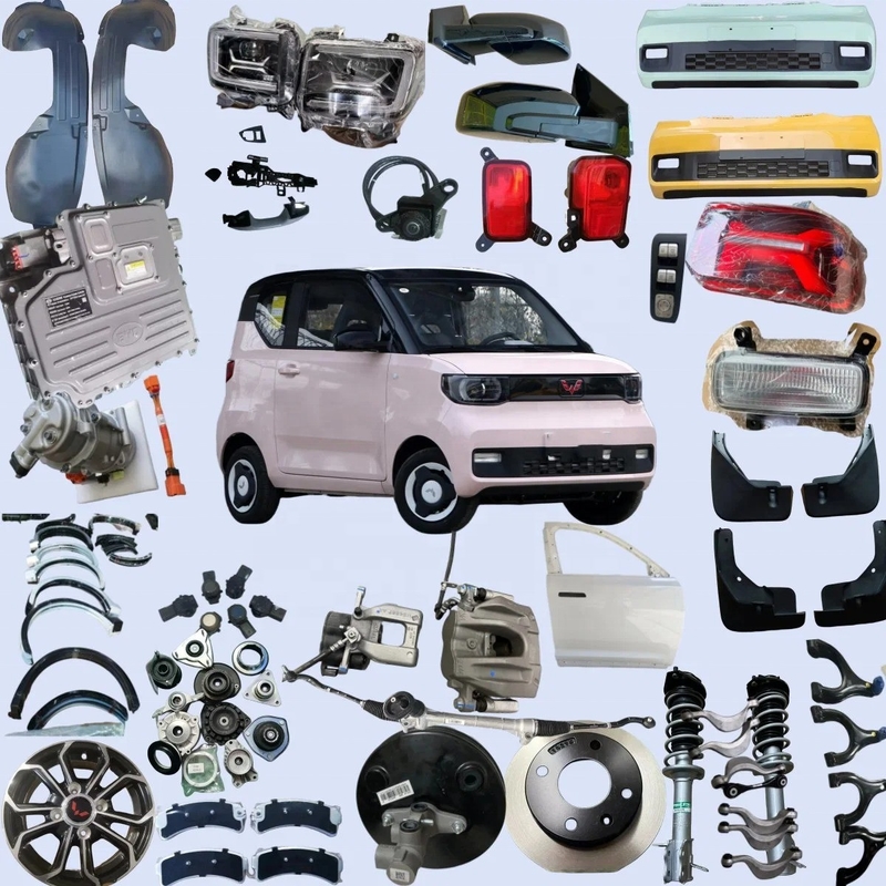 Wuling Mini EV faro pantalla de la almohadilla de freno Batería del cuerpo Kit Puerta del parachoques Auto piezas de repuesto 100% -