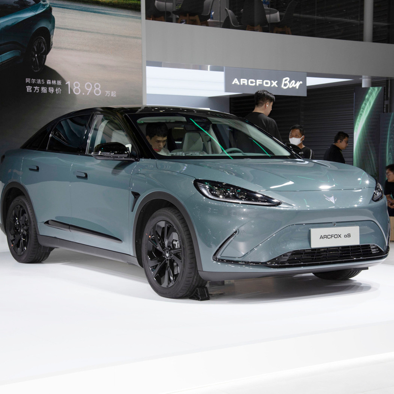 Energía Baic Arcfox Alpha S 735E 160KW EV Auto de alta velocidad Gran espacio Dirección izquierda Largo alcance