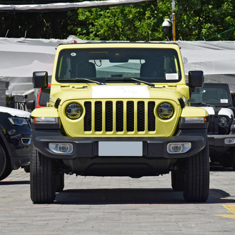 2022 Jeep Wrangler 4-puertas 2.0T 4XE Sahara híbrido enchufable fluorescente amarillo edición limitada