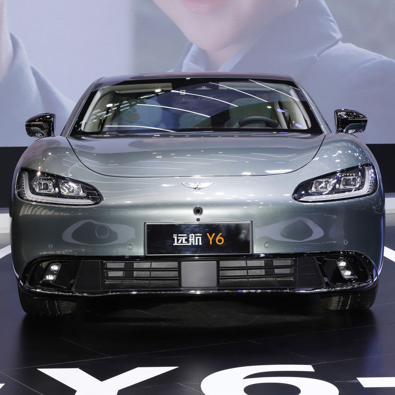 Auto eléctrico puro de alta velocidad Yuanhang Y6 2023 con 1020KM de largo alcance y 205km/h de velocidad máxima